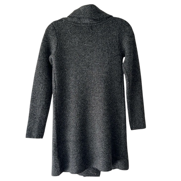 ADRIENNE VITTADINI | NWOT WOOL BLEND WRAP FRONT SINGLE BUTTON COAT SWEATER | XS - Picture 8 of 12